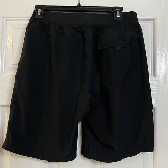 PRANA  BLACK BREATHE ELASTIC WAIST SHORTS - Picture 2 of 8